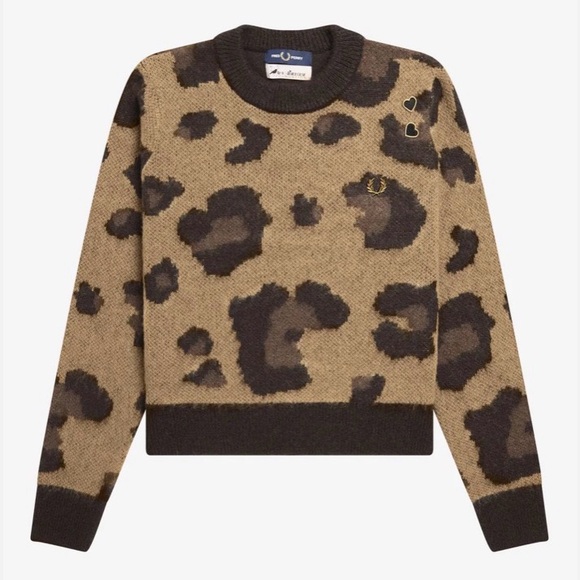 Fred Perry Sweaters - Fred Perry X Amy Winehouse Leopard sweater
